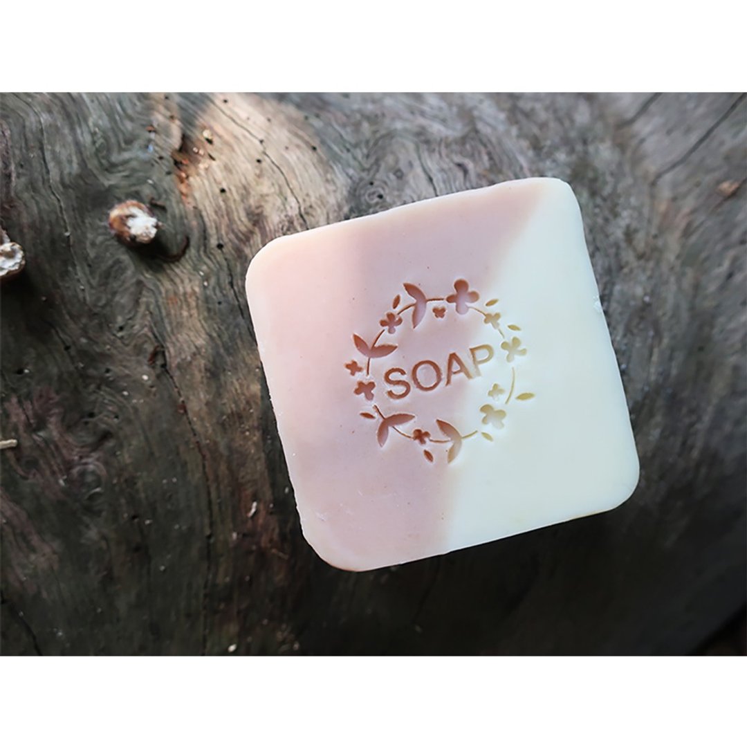 【皂章A68】幸运花圈 缤纷植草 Soap Stamp - 蜡烛/香氛/手工皂 - 压克力 