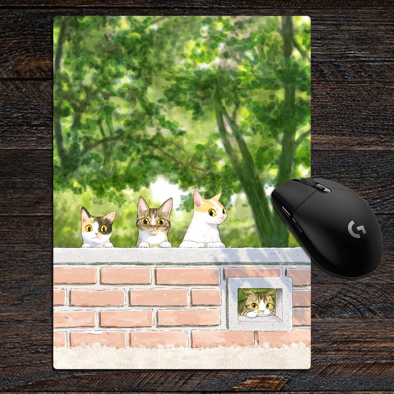 3猫小铺~点点名鼠标垫 - 鼠标垫 - 聚酯纤维 多色
