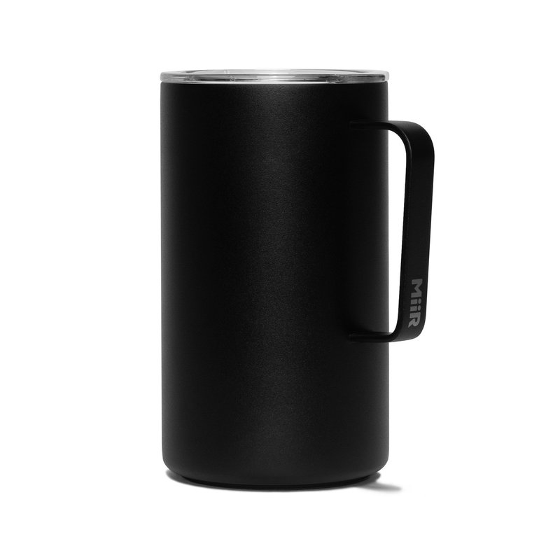 MiiR 双层真空 保温/保冰 露营杯 20oz/591ml 经典黑 (滑盖开关) - 保温瓶/保温杯 - 不锈钢 黑色