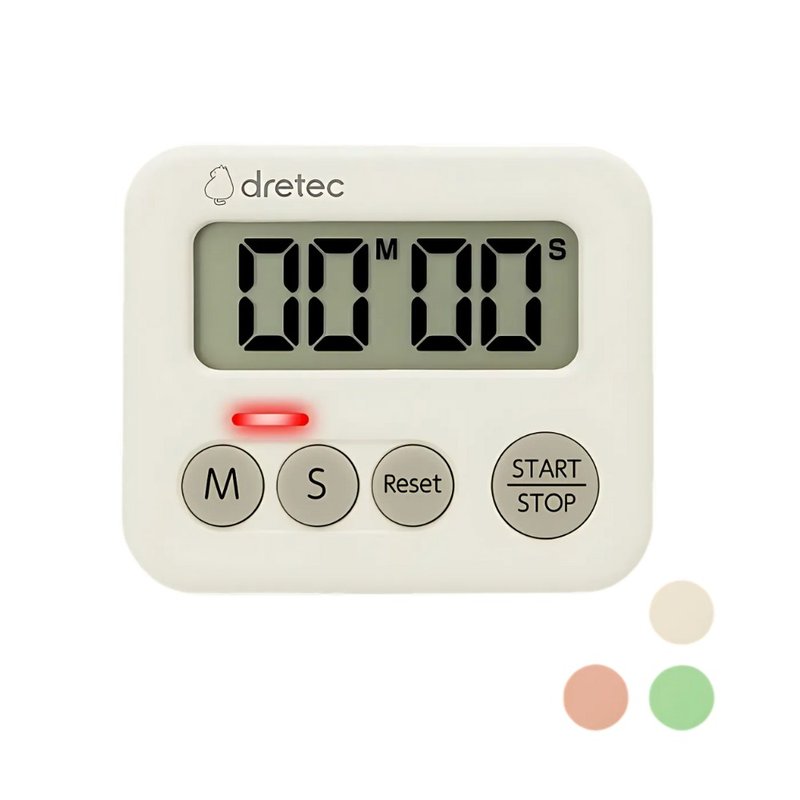 Dretec 极细计时器 T-693 - 时钟/闹钟 - 塑料 白色