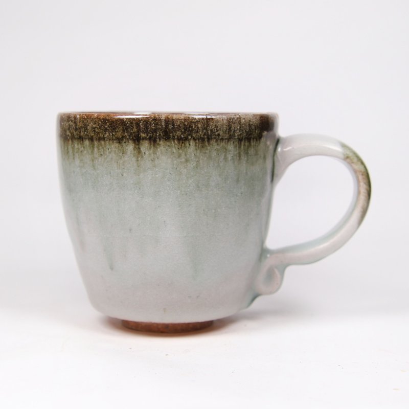 明芽窑 l 墨染青瓷咖啡杯马克杯 - 咖啡杯/马克杯 - 瓷 白色