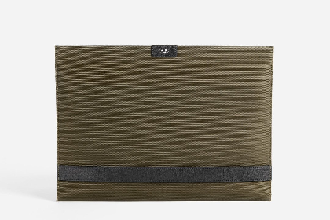 笔电保护套 Hunt Laptop Sleeve - 16寸适用 - 电脑包 - 真皮 绿色