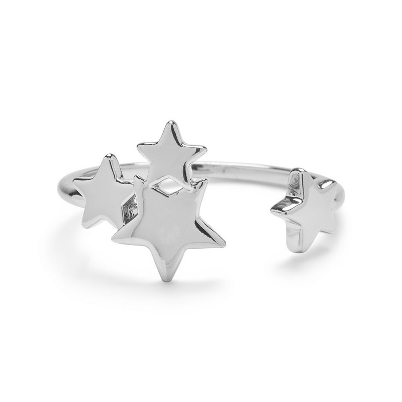Pura Vida 美国手工 STARLIGHT RING 星光银色戒指 - 戒指 - 其他金属 