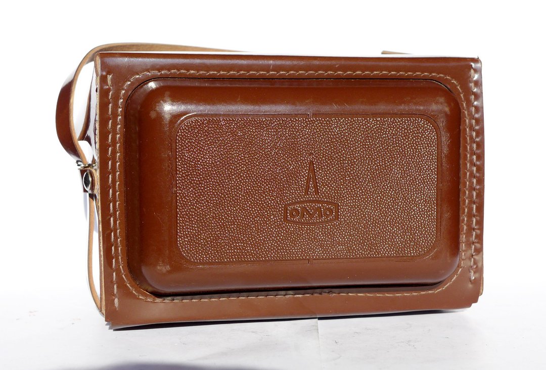 Sputnik genuine hard case camera bag with strap leather LOMO USSR late type 1/4 - 相机 - 真皮 