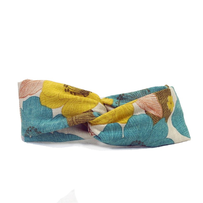 和风 日本布 | 发带 - 发饰 - 棉．麻 黄色