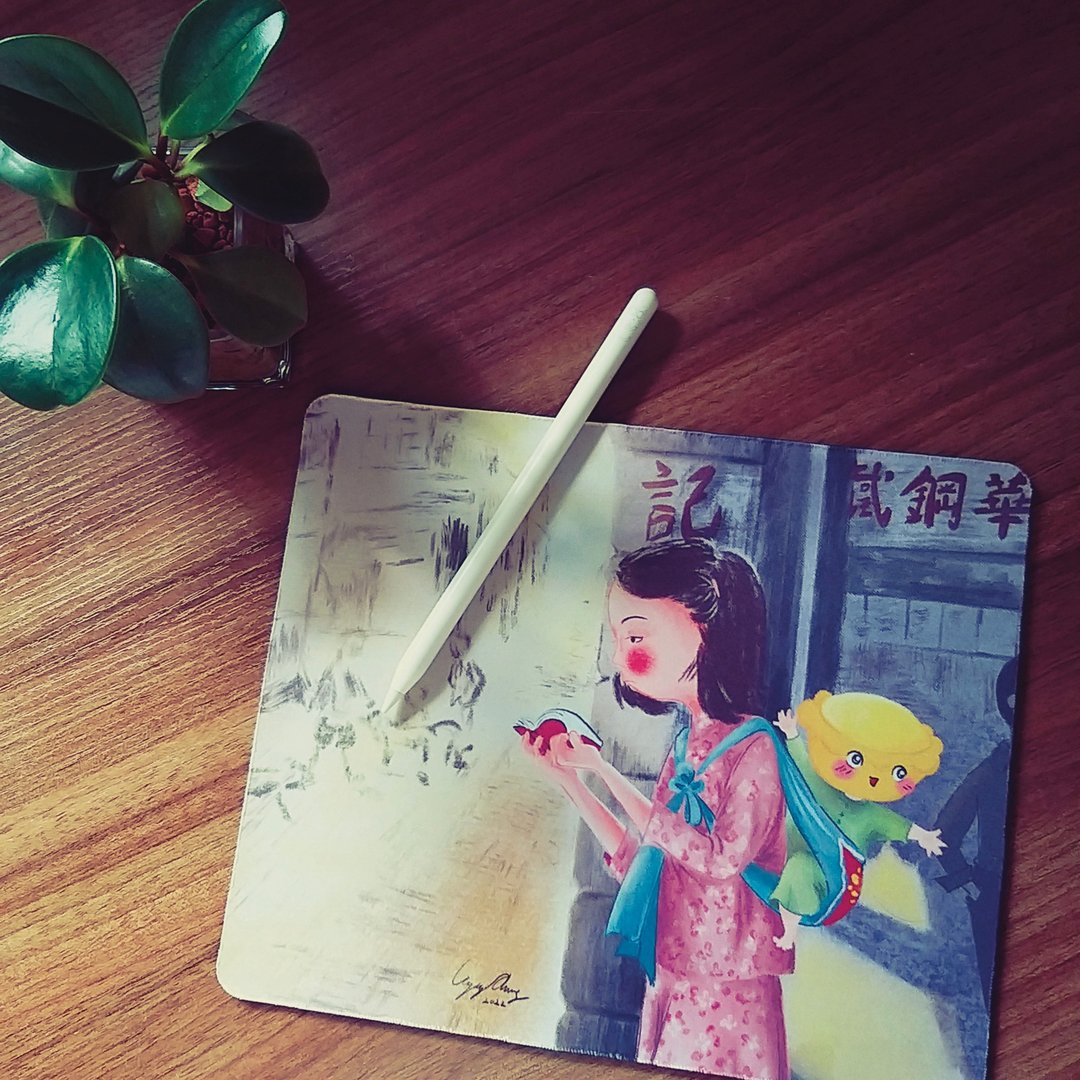【1959香港 广东道上的女孩】鼠标垫 mouse pad - 鼠标垫 - 其他人造纤维 