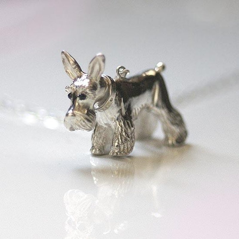 Schnauzer Charm Pendant 1 - 其他 - 其他金属 银色