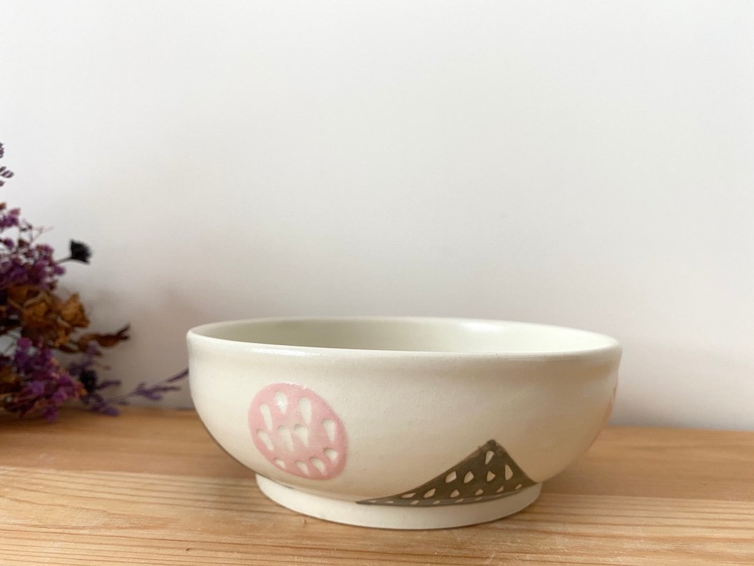 小山点点-手作陶碗 - 碗 - 陶 绿色