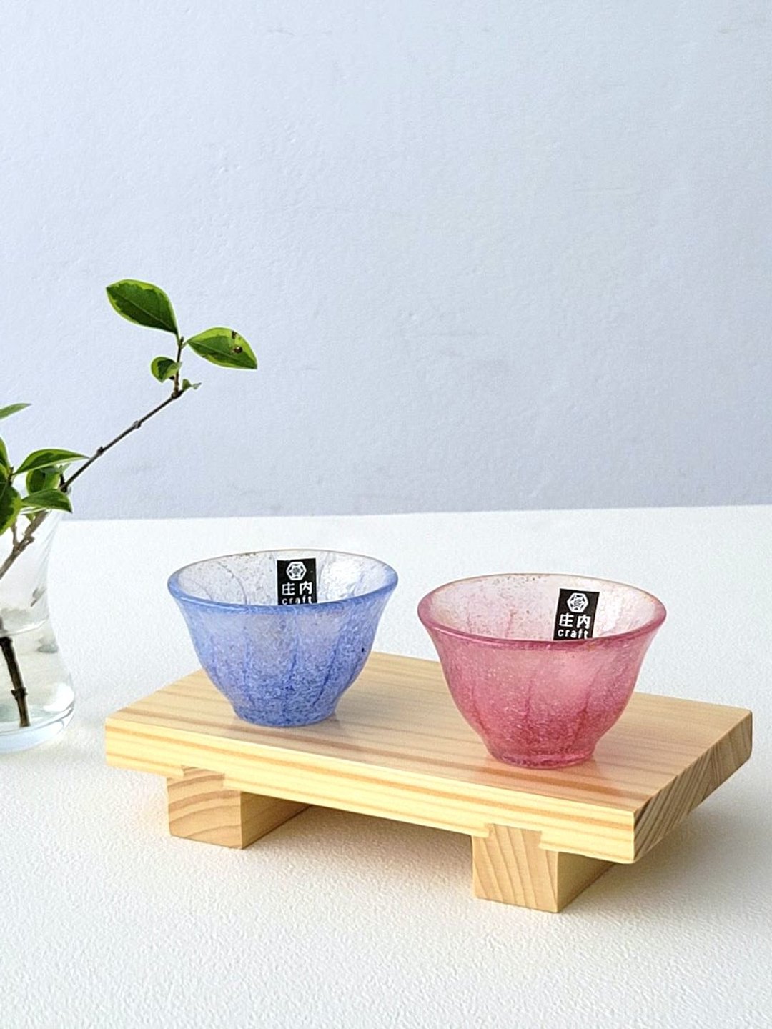 【结婚礼物】花瓣金箔 清酒杯组 / 已终止 - 酒杯/酒器 - 玻璃 