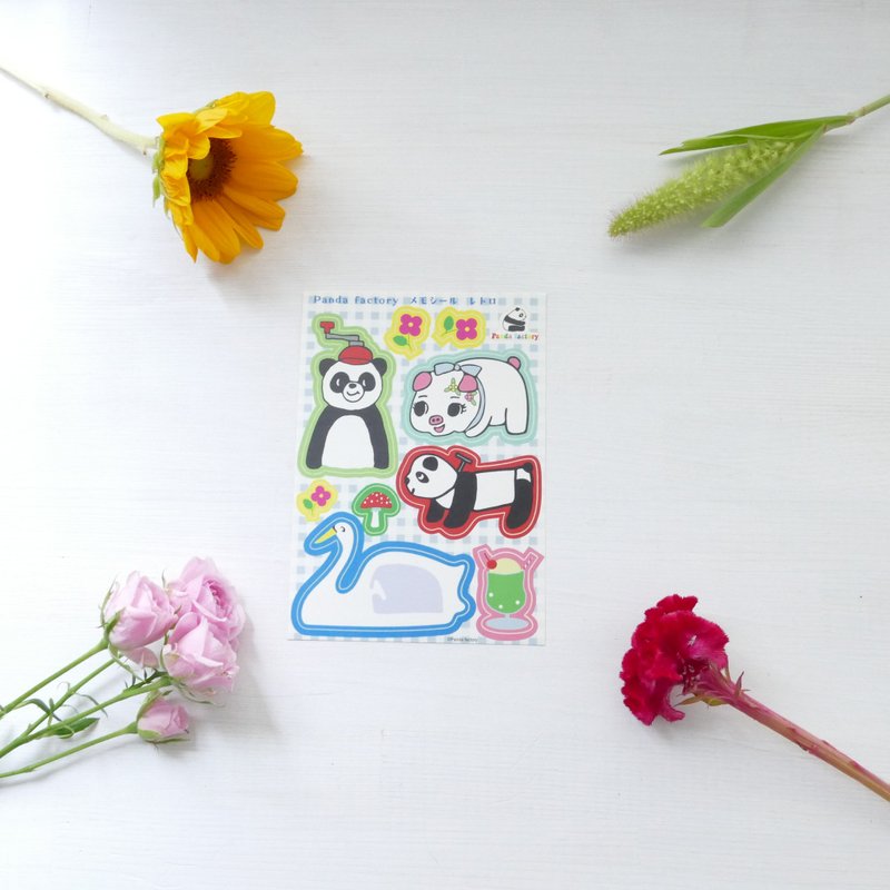 复古风贴纸便条 - 贴纸 - 纸 多色