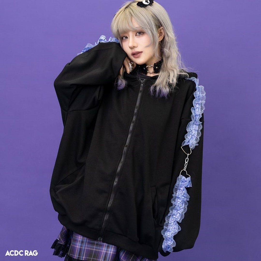 危险情人宽松连帽外套ACDC RAG台湾代理JA0605 - 女装休闲/机能外套 - 其他材质 紫色