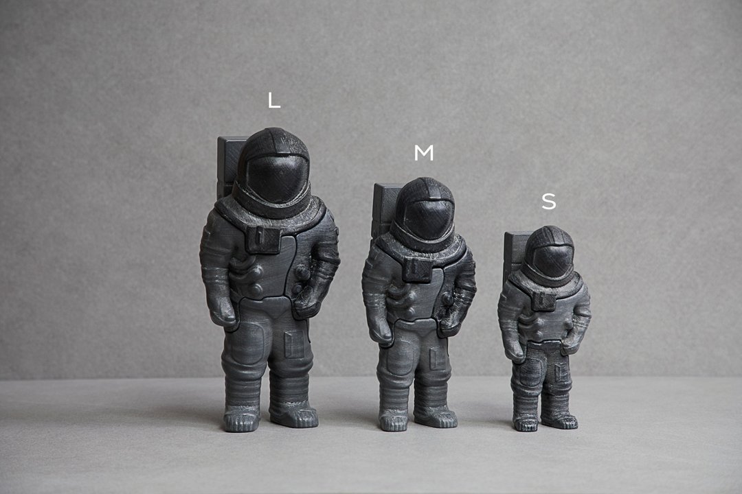 3D立体拼图 - 太空人 (黑色) - M size - 摆饰 - 塑料 黑色