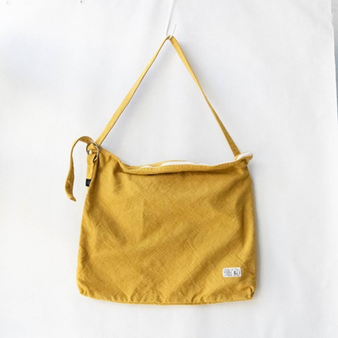 Canvas Shoulder [Mustard] (VC-35) - 侧背包/斜挎包 - 其他材质 黄色