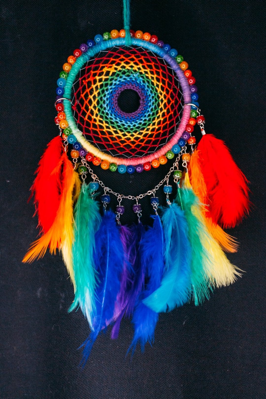纯手工捕梦网 Handmade Dreamcatcher－【环绕在彩虹之中】 - 摆饰 - 其他材质 多色
