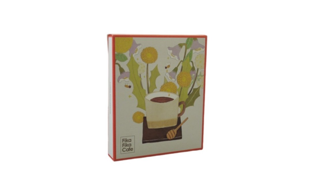 综合豆款   悠里卡 - FikaFikaCafe X 插画家米力 挂耳包组 - 咖啡 - 新鲜食材 咖啡色