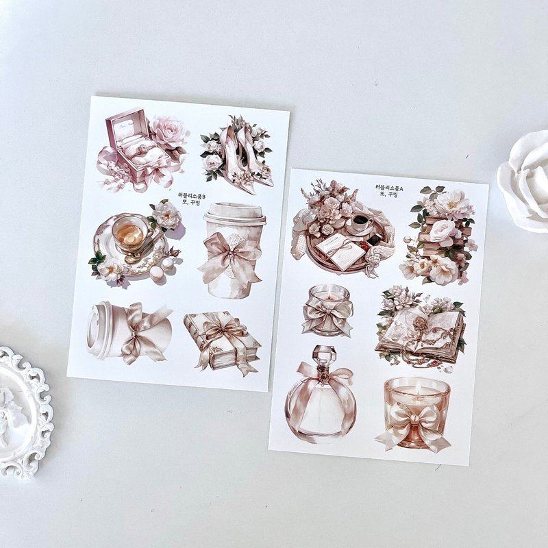 可爱装饰品 - 贴纸 - 其他材质 多色