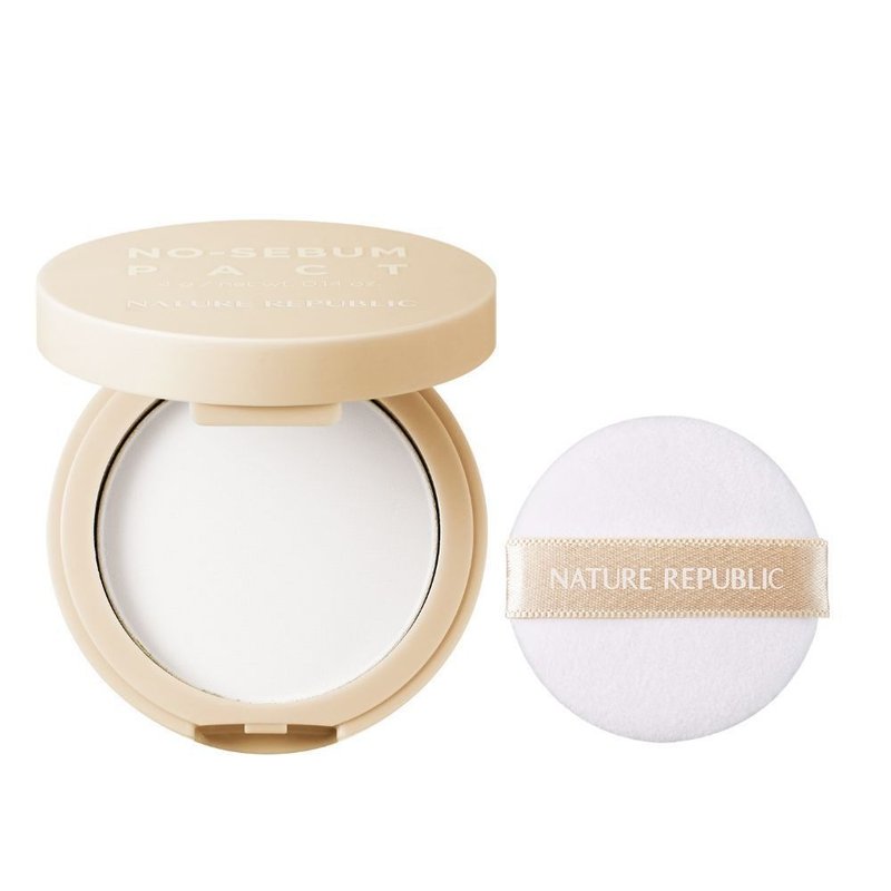 Nature Republic 茶树控油蜜粉饼 自然妆感粉饼 定妆粉饼 - 4g - 粉饼/散粉 - 其他材质 