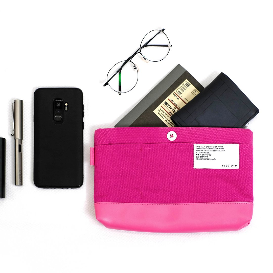 JI-BPAA-TA Pouch #Pink - 其他 - 聚酯纤维 粉红色