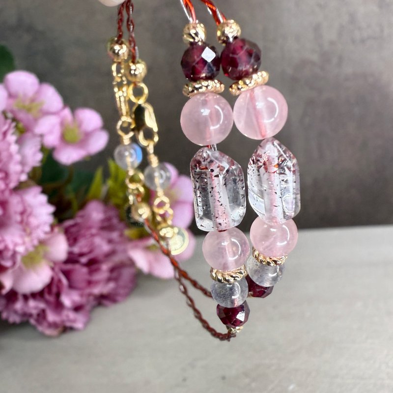 心语之境 爱的能量 × 灵性守护 × 魅力绽放 邻手作 - 手链/手环 - 水晶 红色