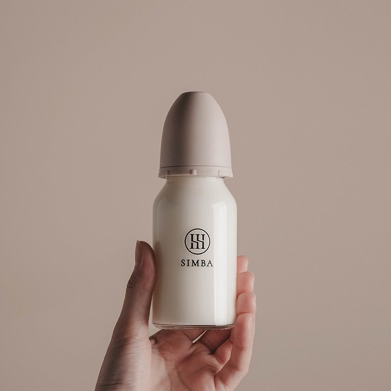 【Simba 小狮王辛巴】蕴蜜质金玻璃标准防胀气奶瓶 120ml - 奶瓶/奶嘴 - 玻璃 透明
