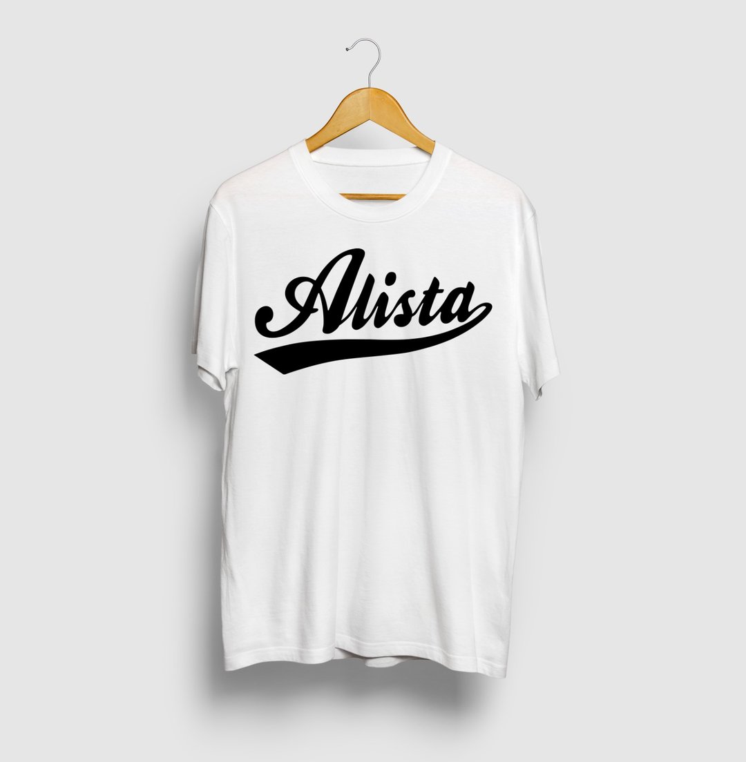 Alista Baseball Sports Logo T-shirt - 男装上衣/T 恤 - 棉 白色