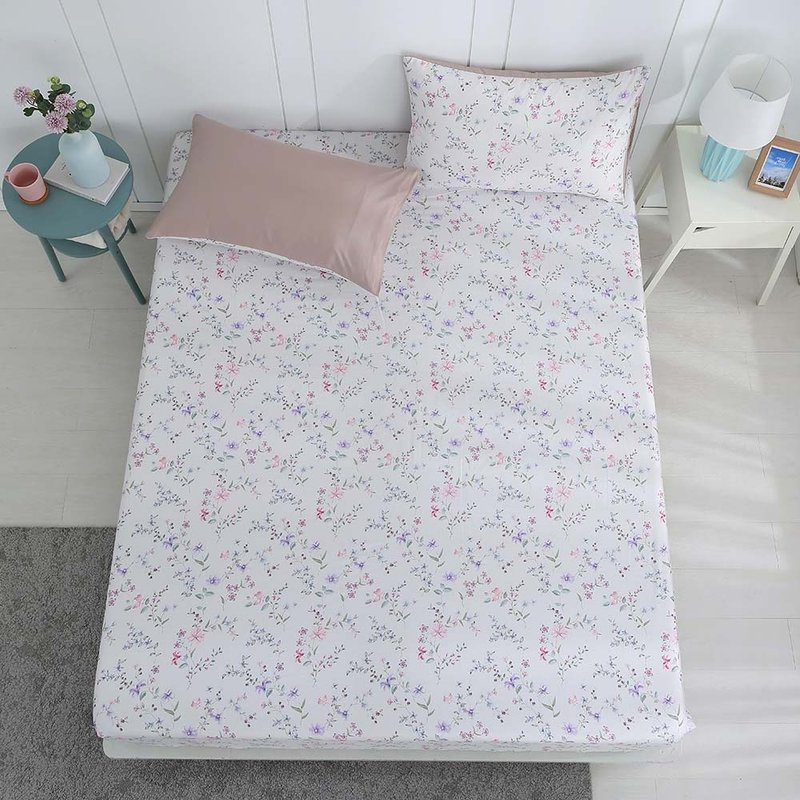 鸿宇 300织美国棉床包枕套组 凯辛(单人/双人/加大/特大) - 寝具 - 棉．麻 白色