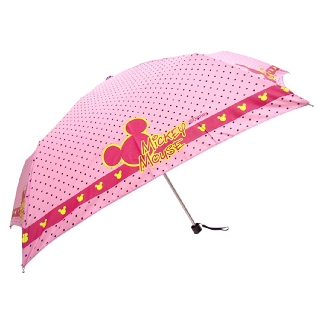 Prolla滚边米奇 Disney正版授权 防风手开折伞 抗UV轻量晴雨伞 - 雨伞/雨衣 - 防水材质 