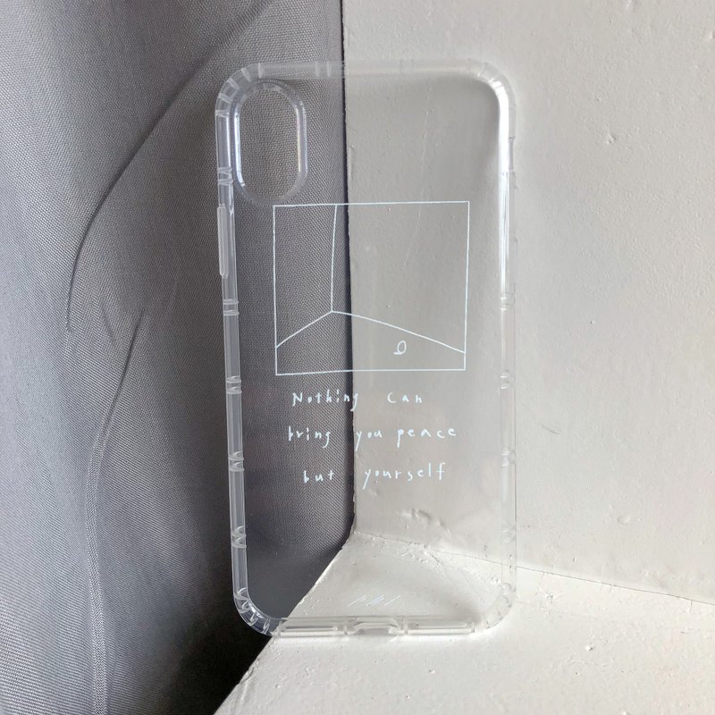 给你平静 iphone,HTC,sony,samsung,asus,oppo 手机壳软壳 - 手机壳/手机套 - 塑料 白色