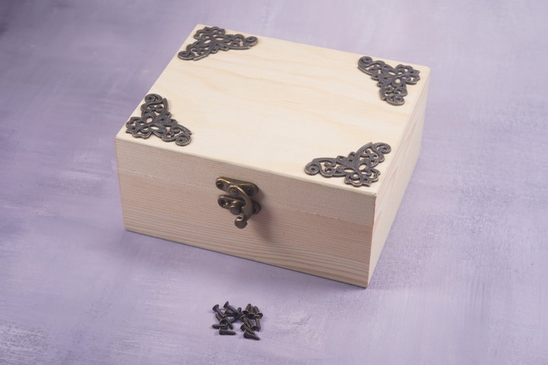 原木DIY收纳盒 - 零件/散装材料/工具 - 木头 卡其色