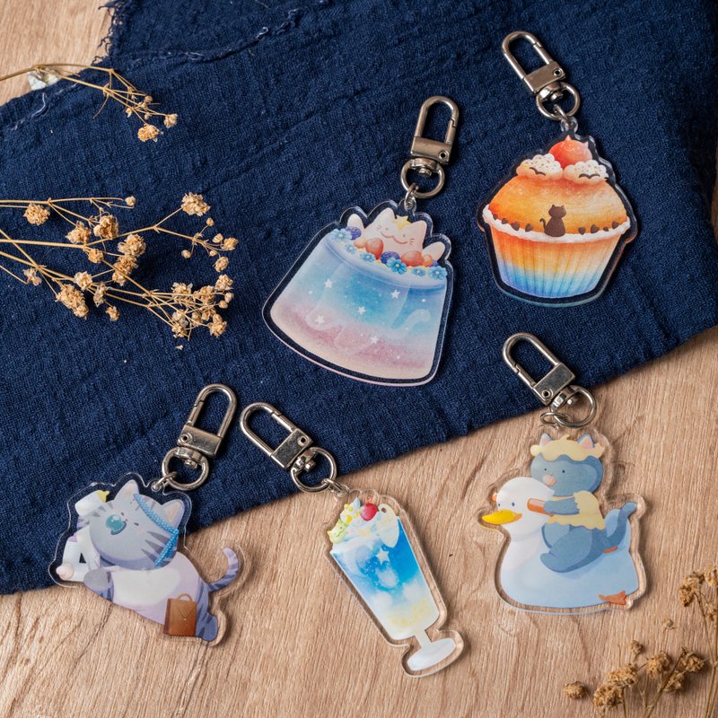 猫生与甜食 压克力吊饰 - 吊饰 - 压克力 