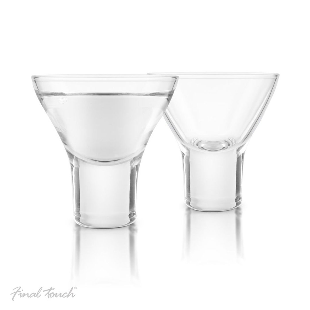 Final Touch 无铅水晶日本酒清酒杯 45ml 2只装 - 酒杯/酒器 - 水晶 