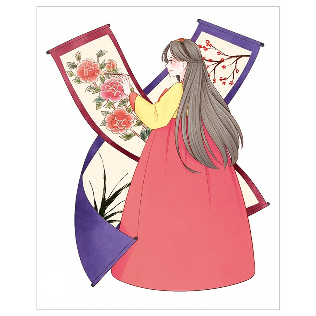 东方画师 - 女孩贴纸 (ddatchi) 人物贴纸 - 贴纸 - 纸 多色