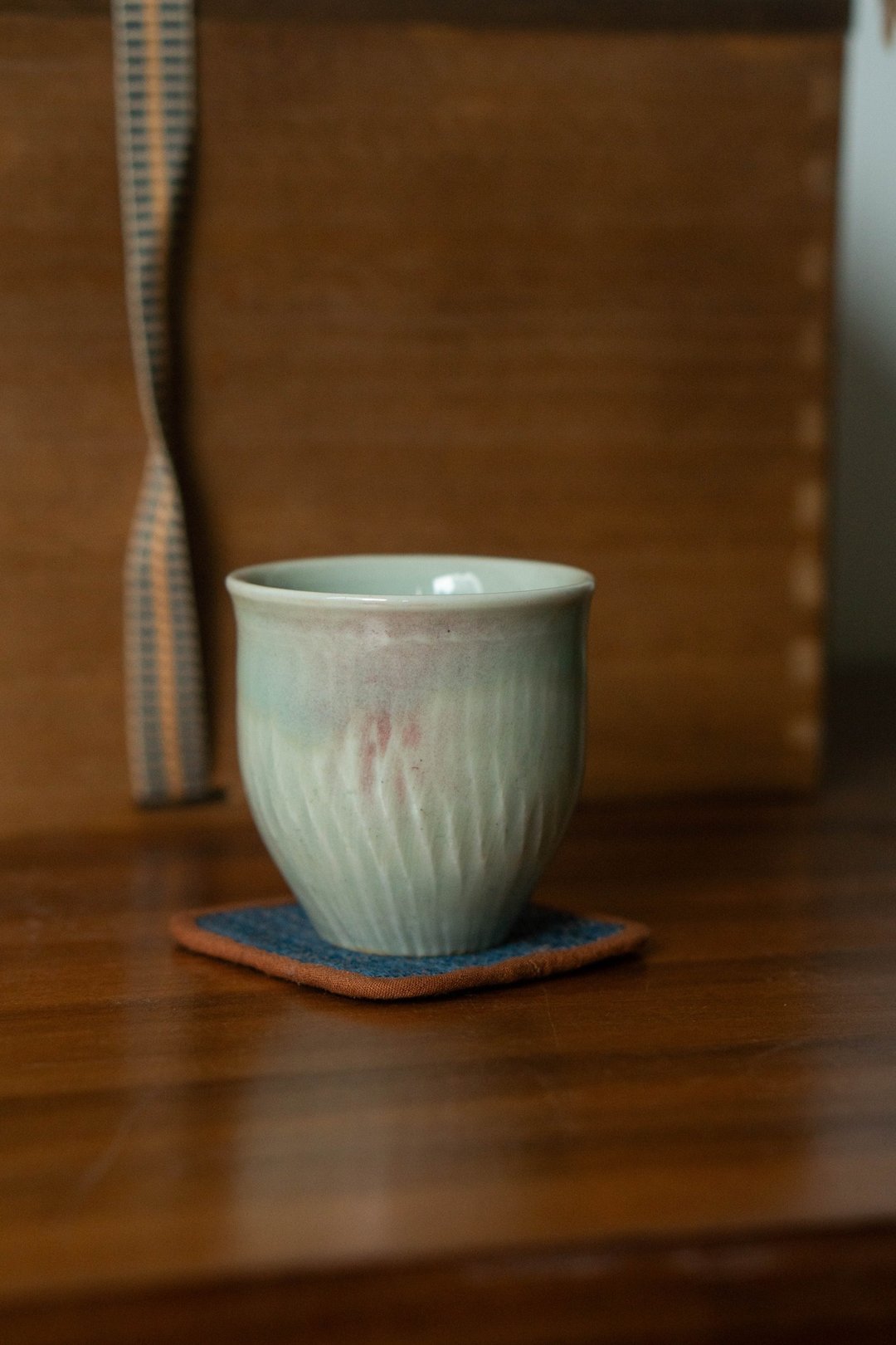 蓝色小茶杯 | 主人杯 | 小品杯 - 茶具/茶杯 - 瓷 蓝色