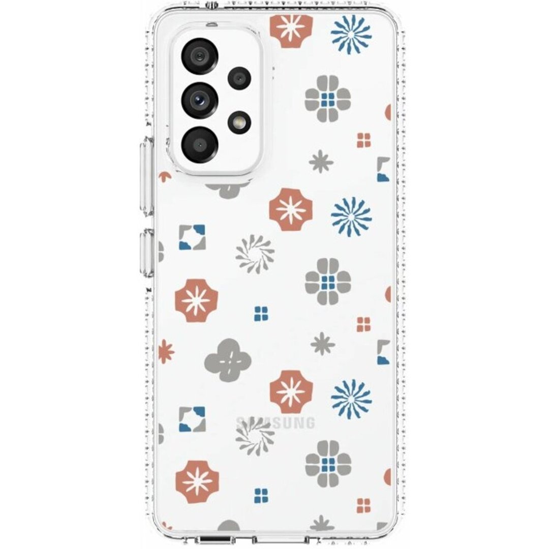【预购】三星手机壳/Samsung Galaxy A53/经典花色/珊瑚红蓝 - 手机壳/手机套 - 其他材质 红色