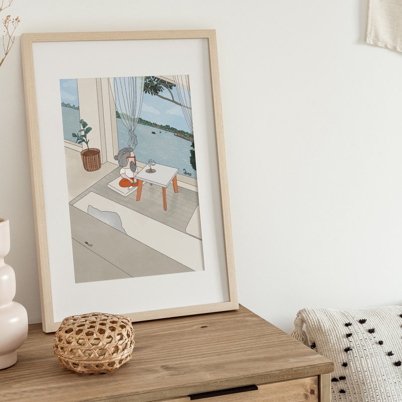 冥想 | 艺术印刷 | A3 | A4 | malut - 海报/装饰画/版画 - 纸 