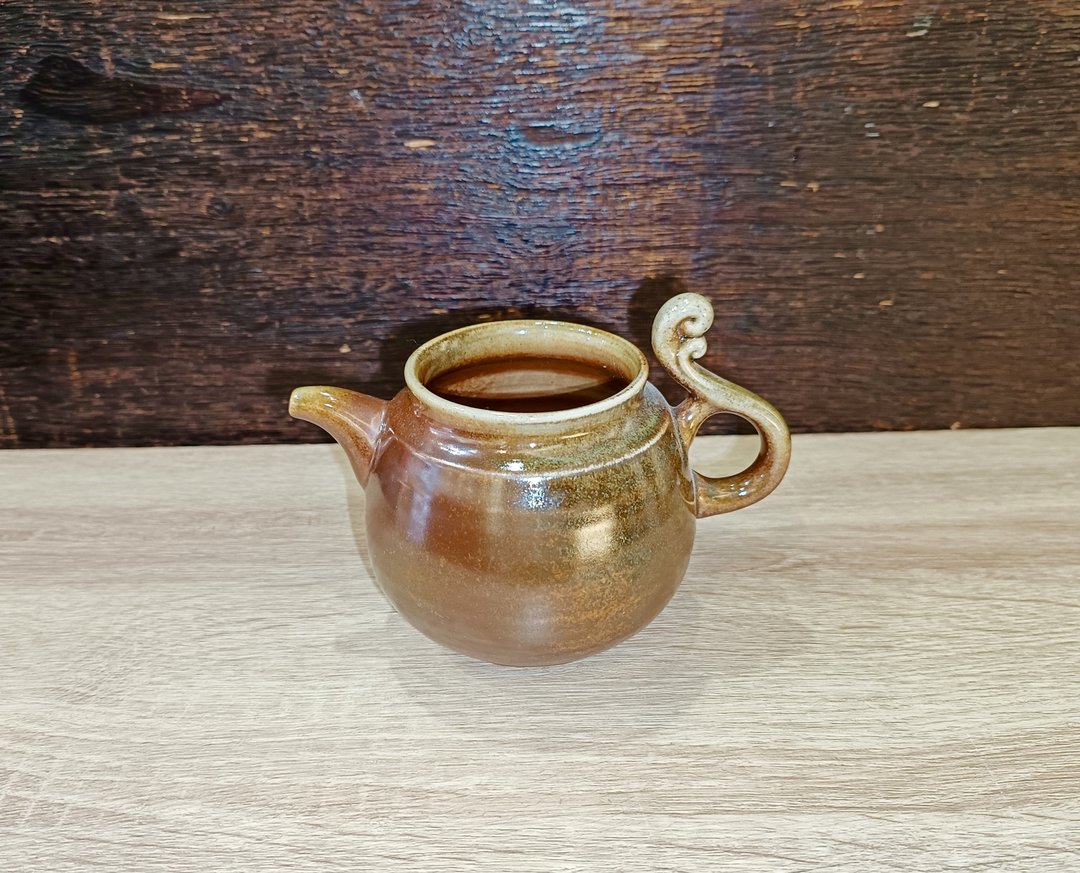 柴烧无釉茶海-公道杯-莺歌陶艺家李玟睿 - 咖啡壶/周边 - 陶 
