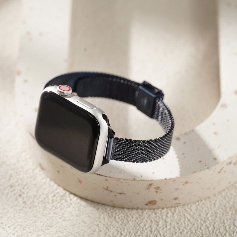 Apple watch - 316L不锈钢米兰(缩腰)苹果表带 表带 - 表带 - 不锈钢 咖啡色