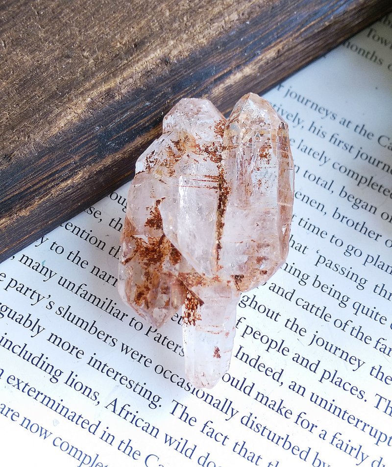 Red Mud Skeletal Quartz 马达加斯加 红泥骸骨水晶 天然矿石 - 摆饰 - 其他材质 