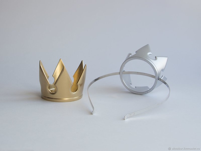 Kingdom Hearts inspired Sora Mini Crown | 3D printed Replica - 发饰 - 塑料 金色