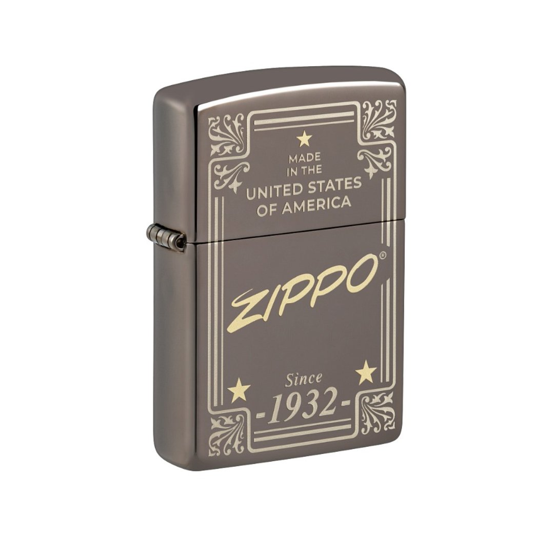 【ZIPPO官方旗舰店】2023年创办人纪念款-Zippo纪念框防风打火机 - 其他 - 铜/黄铜 黑色