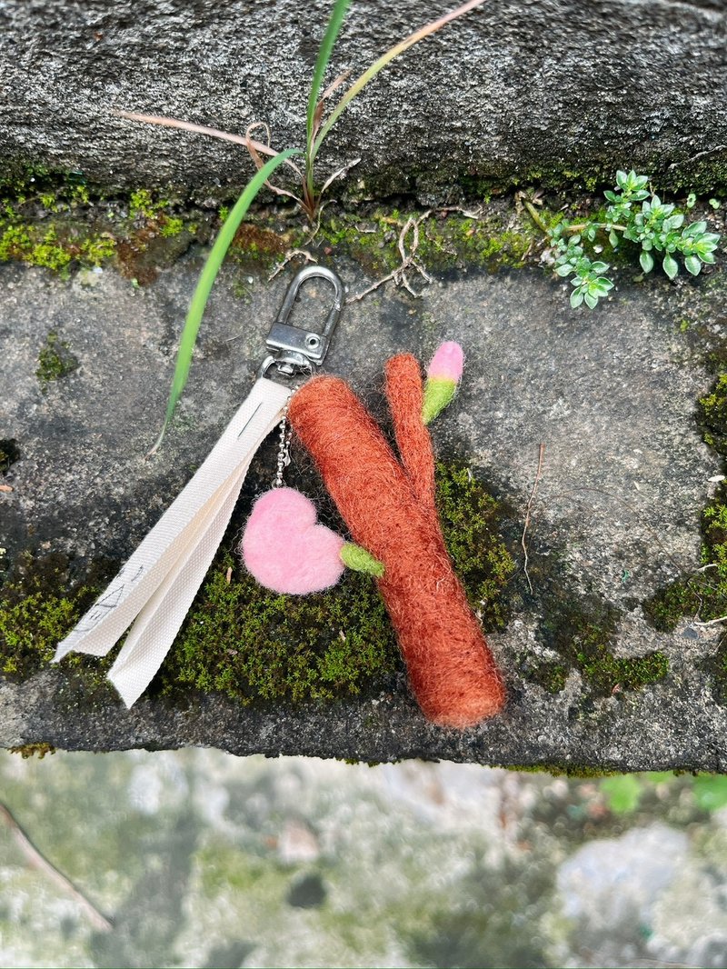 新年限量桃枝旺旺来 - 摆饰 - 羊毛 