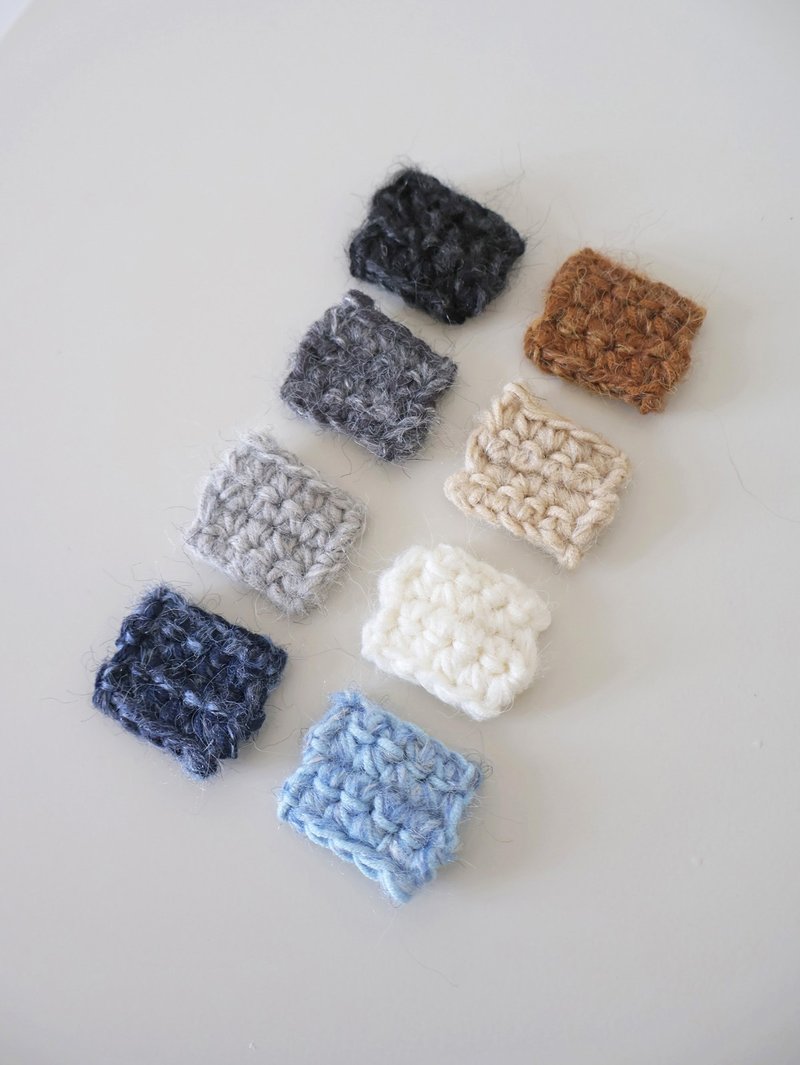 【加购材料包】旷野马海肩背包材料加购 无教学影片及织图 - 编织/刺绣/羊毛毡/裁缝 - 羊毛 多色