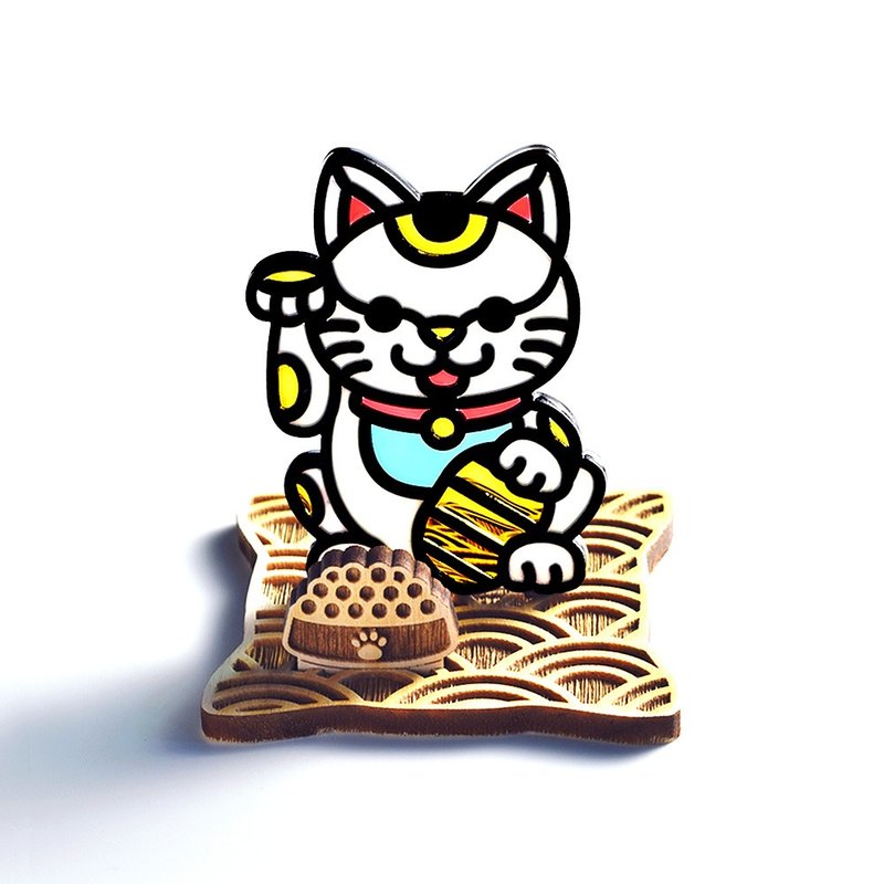 【Moko Bastet】招福猫 招财猫 座台式 - 订制抱枕/饰品 - 树脂 多色