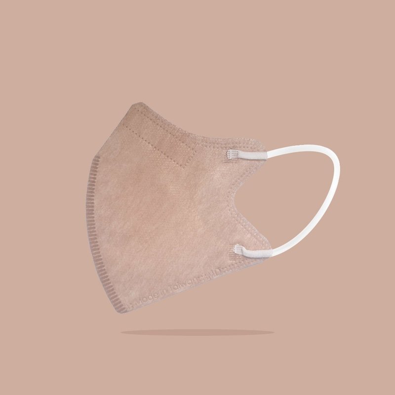 3D立体医疗口罩 (儿童 30片/盒) 奶茶杏 台湾制 l THG兆鼎生医 - 口罩 - 其他材质 咖啡色