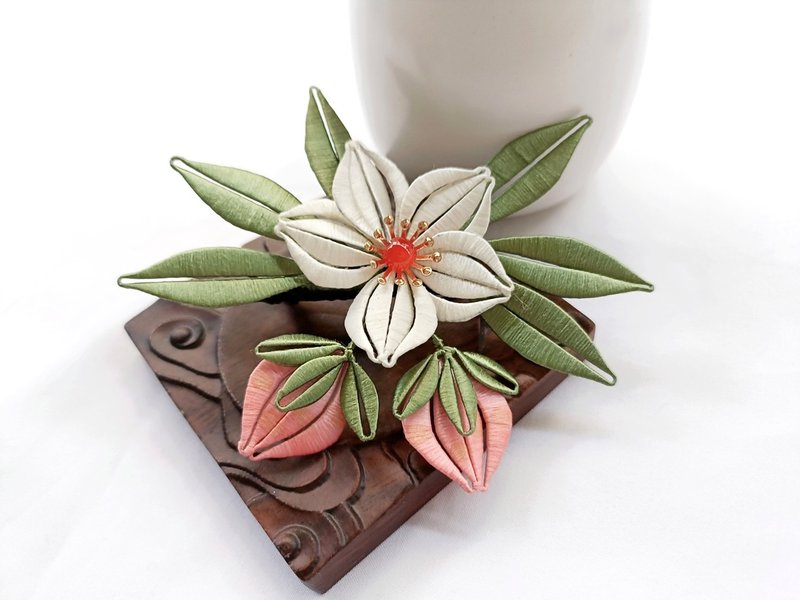 草莓之吻 古风缠花传统手作发簪发饰发夹饰品配件 - 发饰 - 绣线 多色