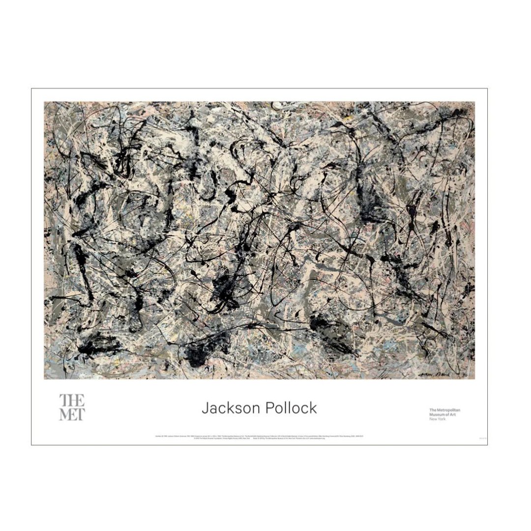 【原版海报】Jackson Pollock:  Number 28 - 海报/装饰画/版画 - 纸 