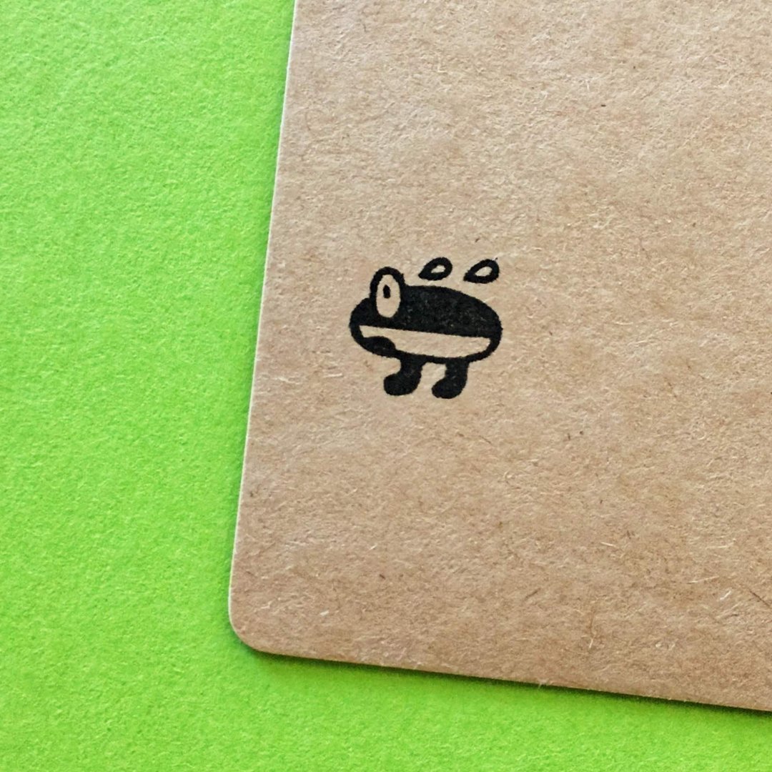 K ・ rubber stamp・ 15mm series - 印章/印台 - 橡胶 白色