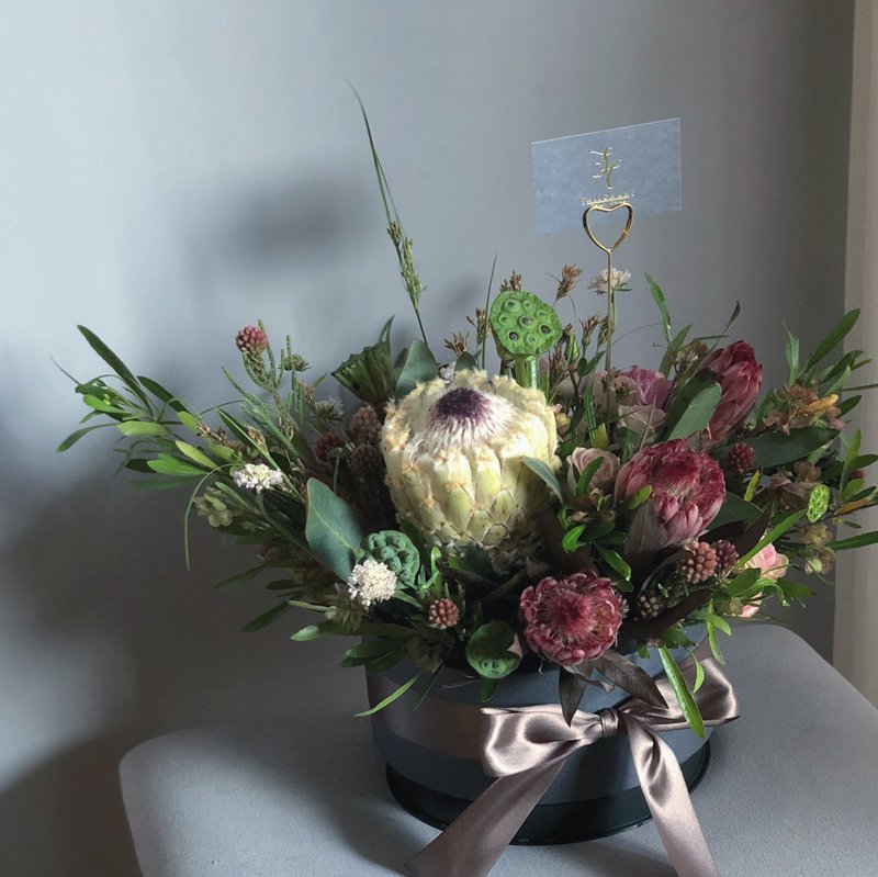 SCgift TheQueen 祝福花盒 海神之后 - 干燥花/捧花 - 植物．花 