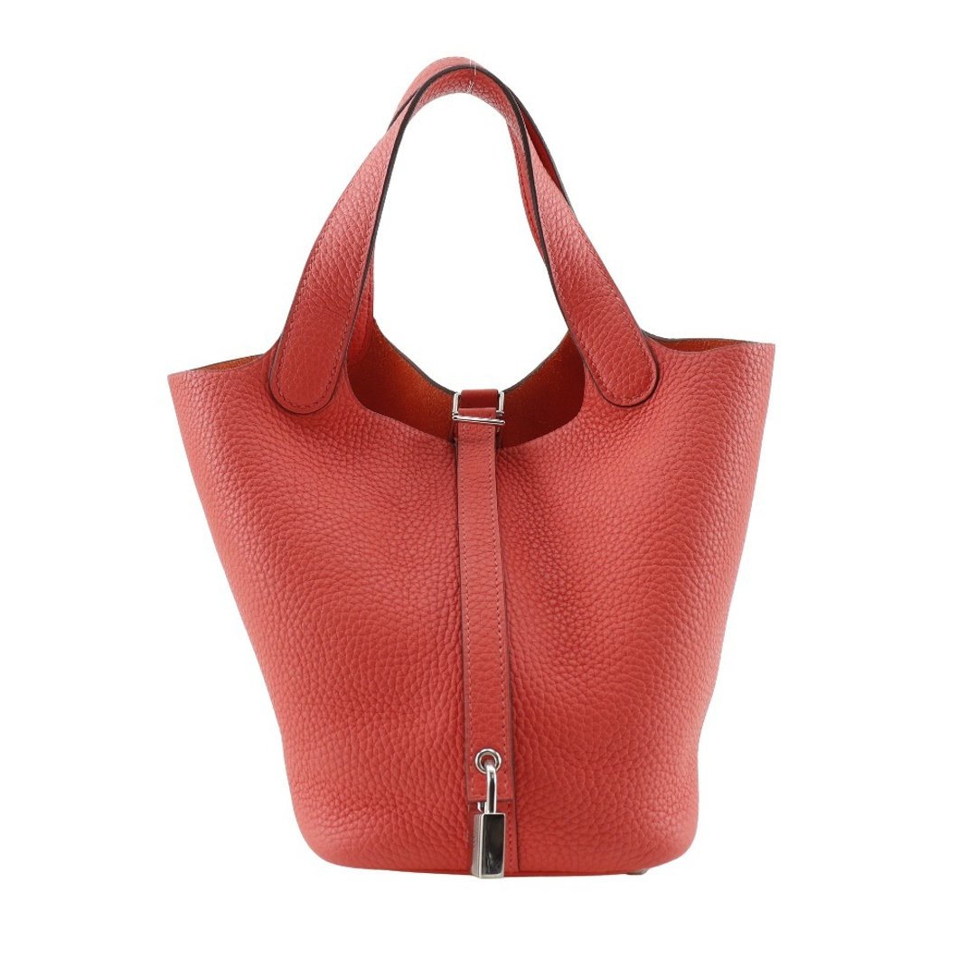 【日本直送】爱马仕 HERMES Picotin Lock 18 PM 手提包 Taurillon Clemence 牛皮 玫瑰德州粉红 / 银色五金 Y 女仕【二手】 - 手提包/手提袋 - 真皮 粉红色