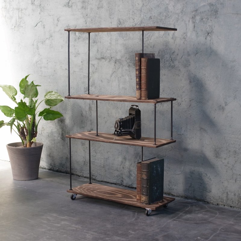 wood iron shelf 990*600*225 - 其他家具 - 木头 咖啡色